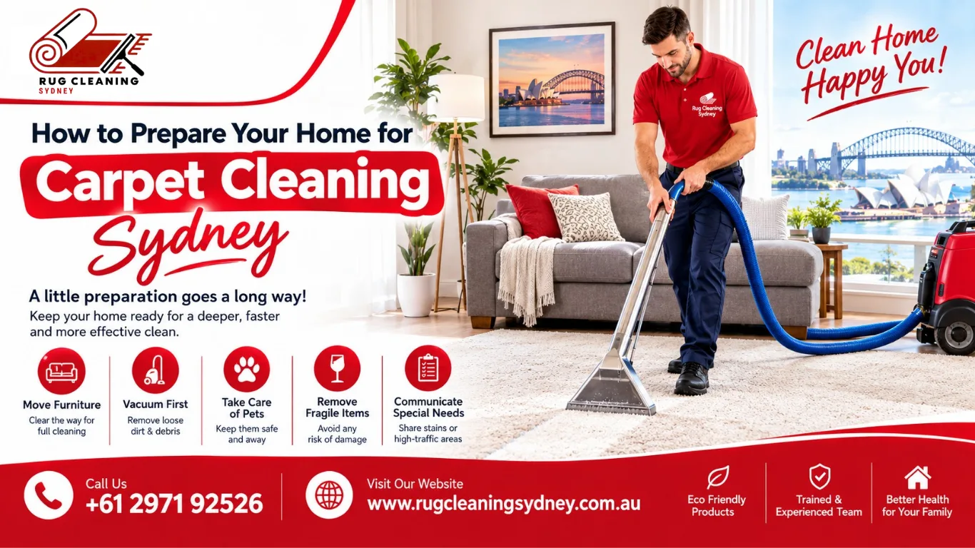How to Prepare Your Home for Carpet Cleaning Sydney (2026)