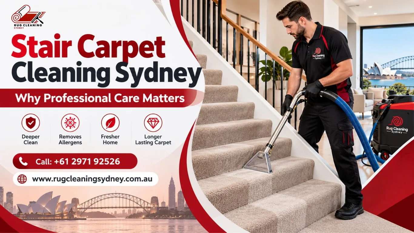 Stair Carpet Cleaning Sydney: Why Professional Care Matters