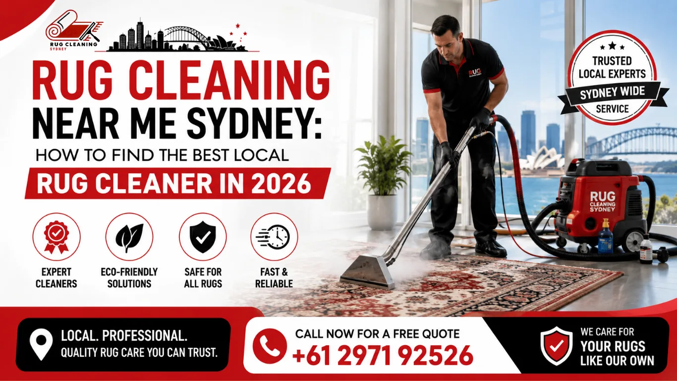 Rug Cleaning Near Me Sydney: How to Find the Best Local Rug Cleaner