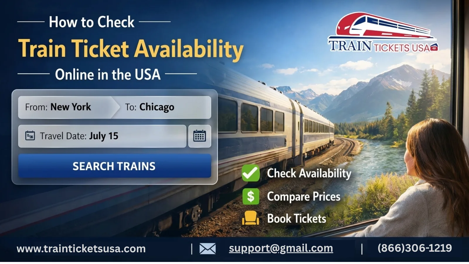 How to Check Train Ticket Availability Online in the USA