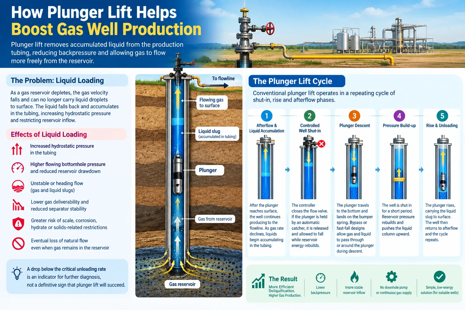 How Plunger Lift Helps Boost Gas Well Production