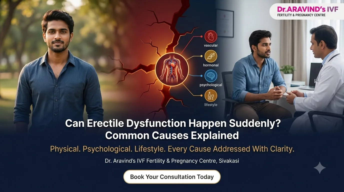 Can Erectile Dysfunction Happen Suddenly? Common Causes Explained