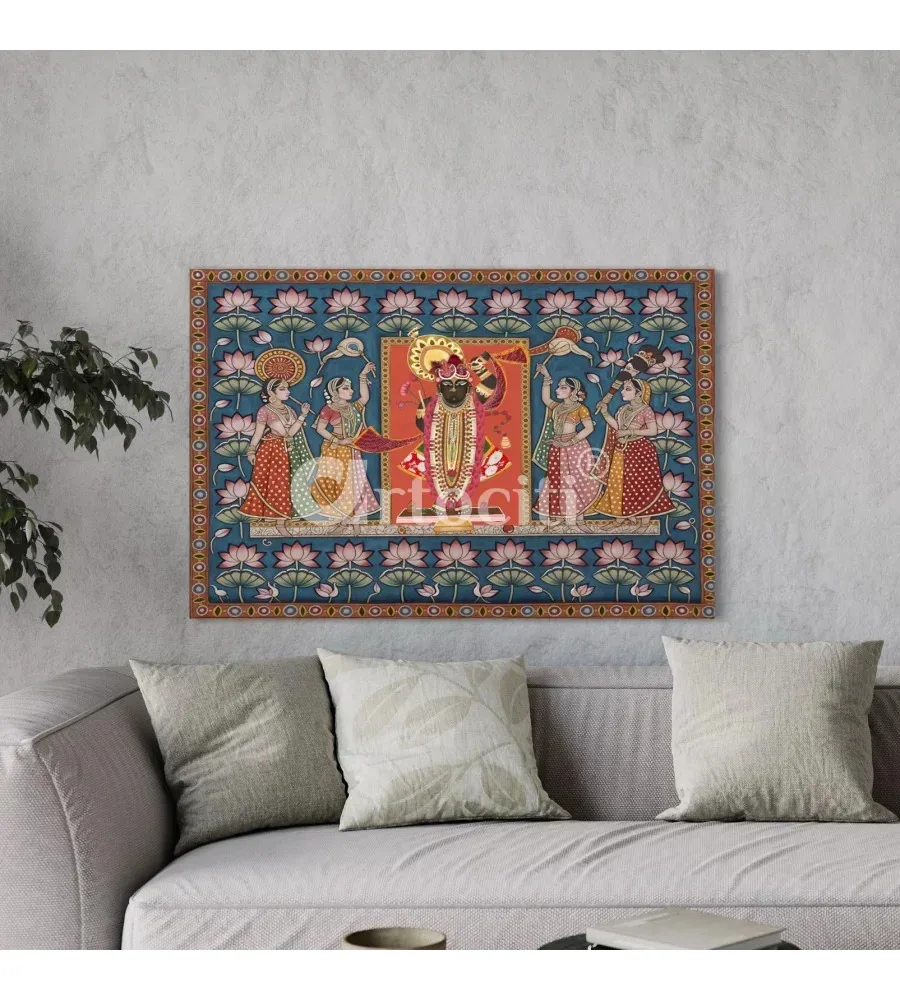 How to Decorate Your Living Room with Pichwai Paintings