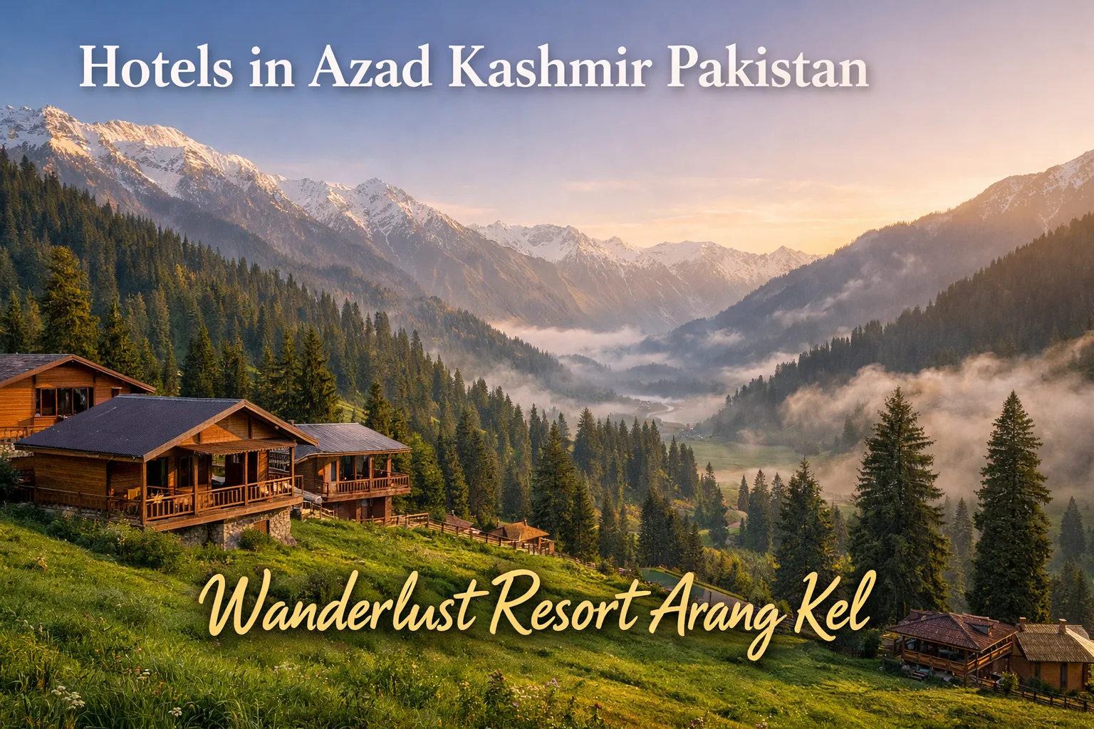Hotels in Azad Kashmir Pakistan & Hotels in Arang Kel – Wanderlust Resort Guide
