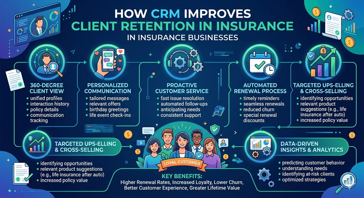 How CRM Improves Client Retention in Insurance Businesses