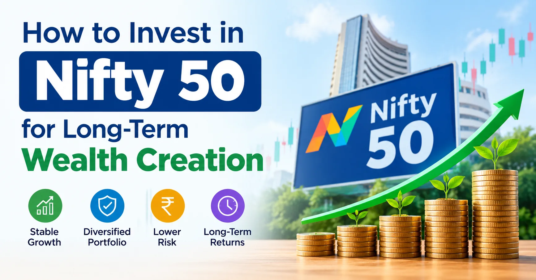 How to Invest in Nifty 50 for Long-Term Wealth Creation