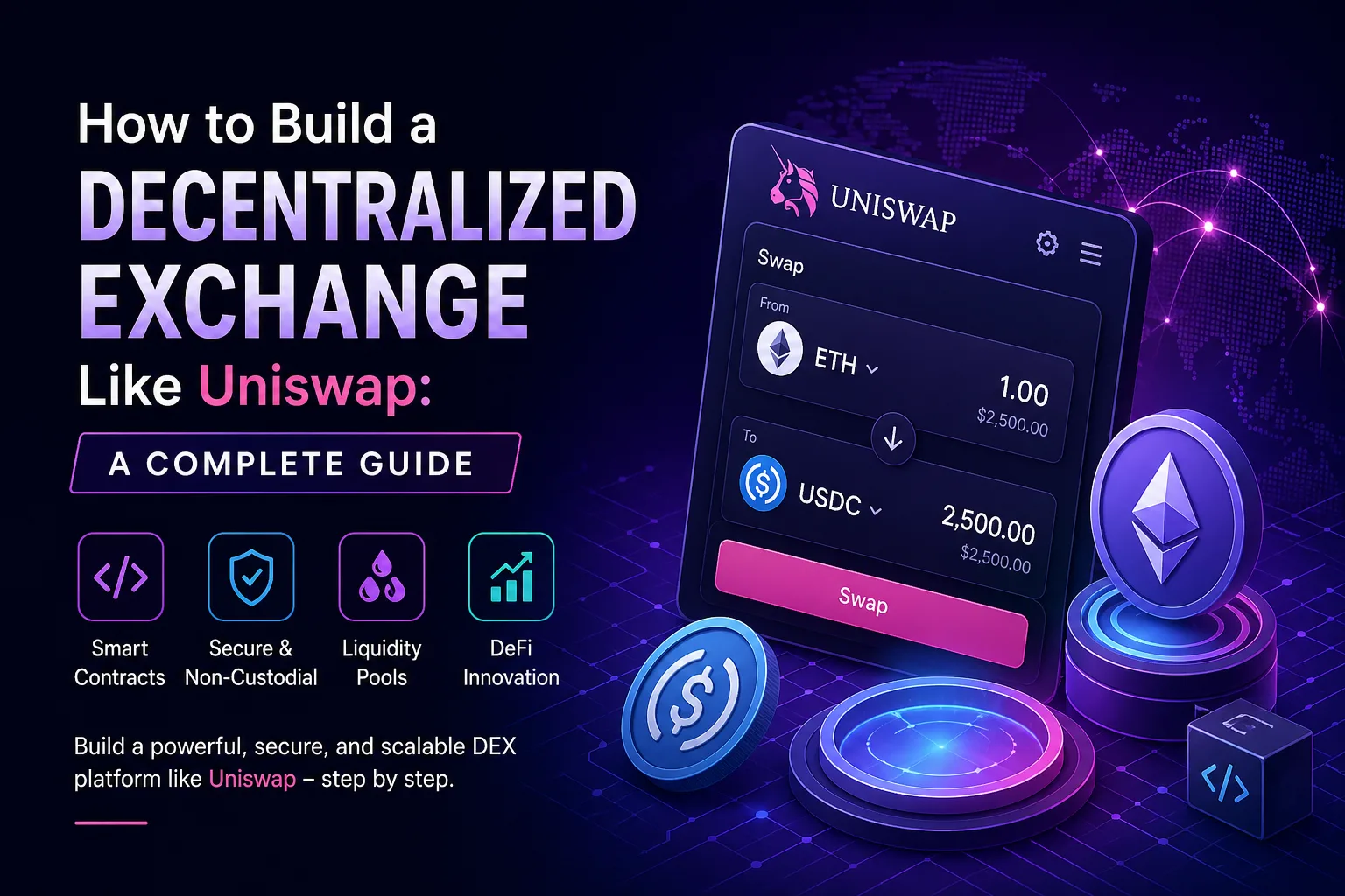 How to Build a Decentralized Exchange Like Uniswap: A Complete Guide