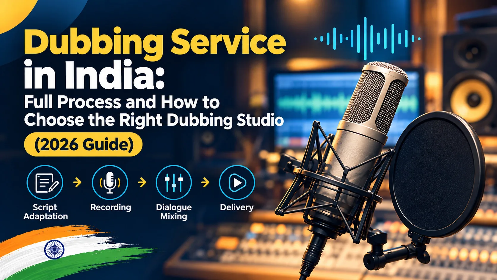Dubbing Service in India: Full Process and How to Choose the Right Dubbing Studio (2026 Guide)