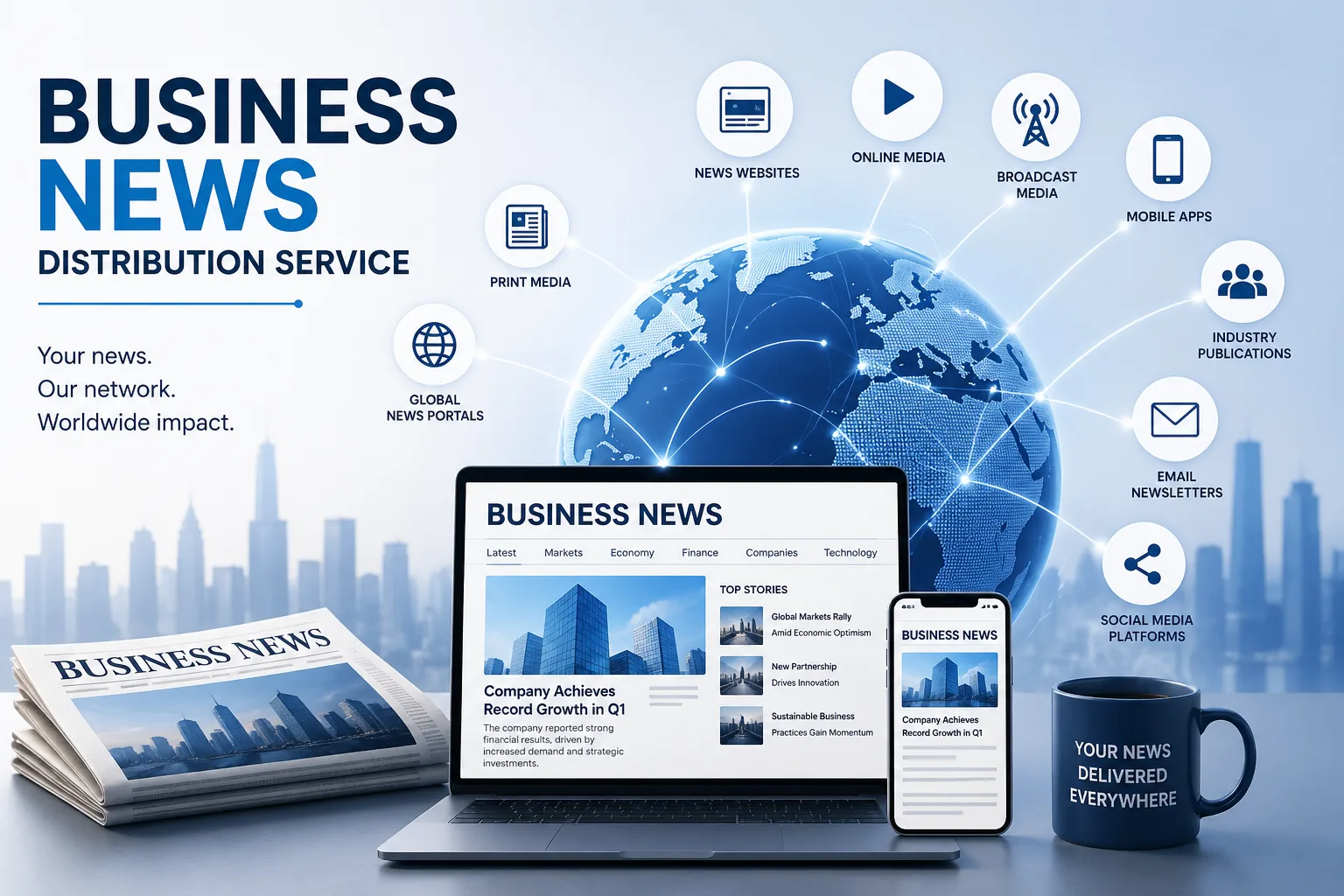 Top News Distribution Companies for Brand Growth