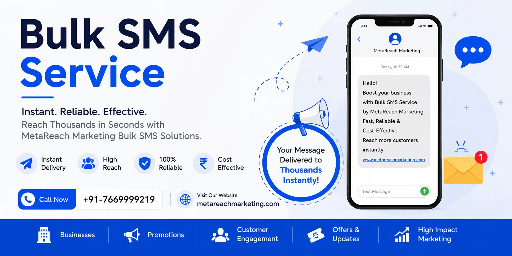 Bulk SMS Service in India: The Simplest Way to Reach Every Customer