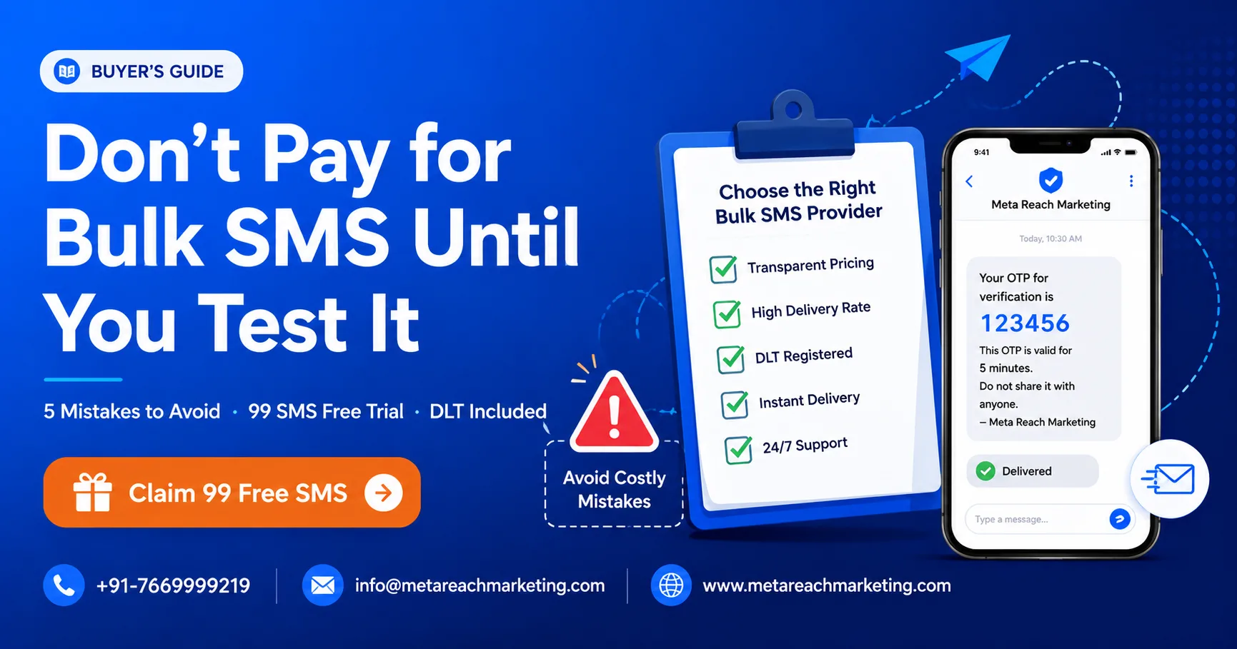 Choosing a Bulk SMS Provider in India: 5 Mistakes to Avoid Before You Pay