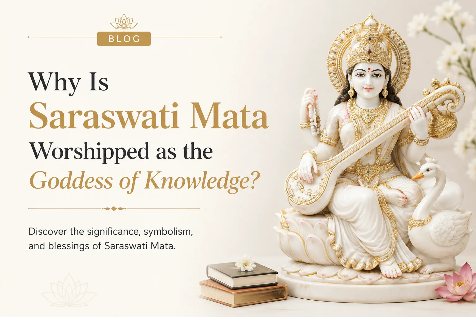 Why Is Saraswati Mata Worshipped as the Goddess of Knowledge?