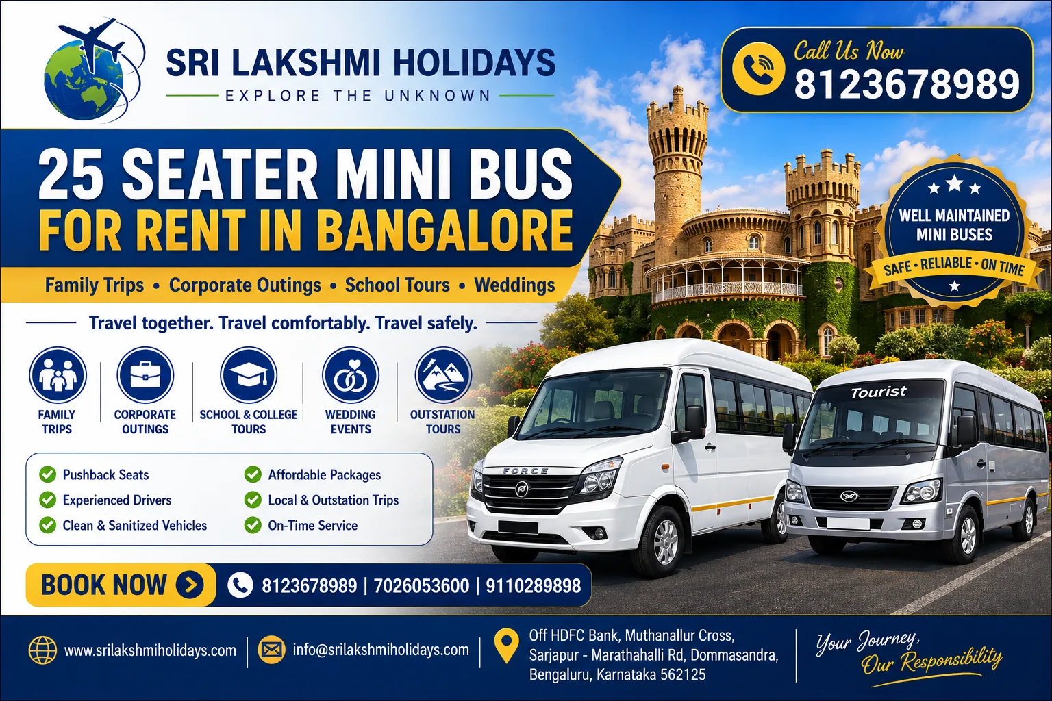 Looking for the Right Bus Rental in Bangalore? Here's What Every Group Should Know