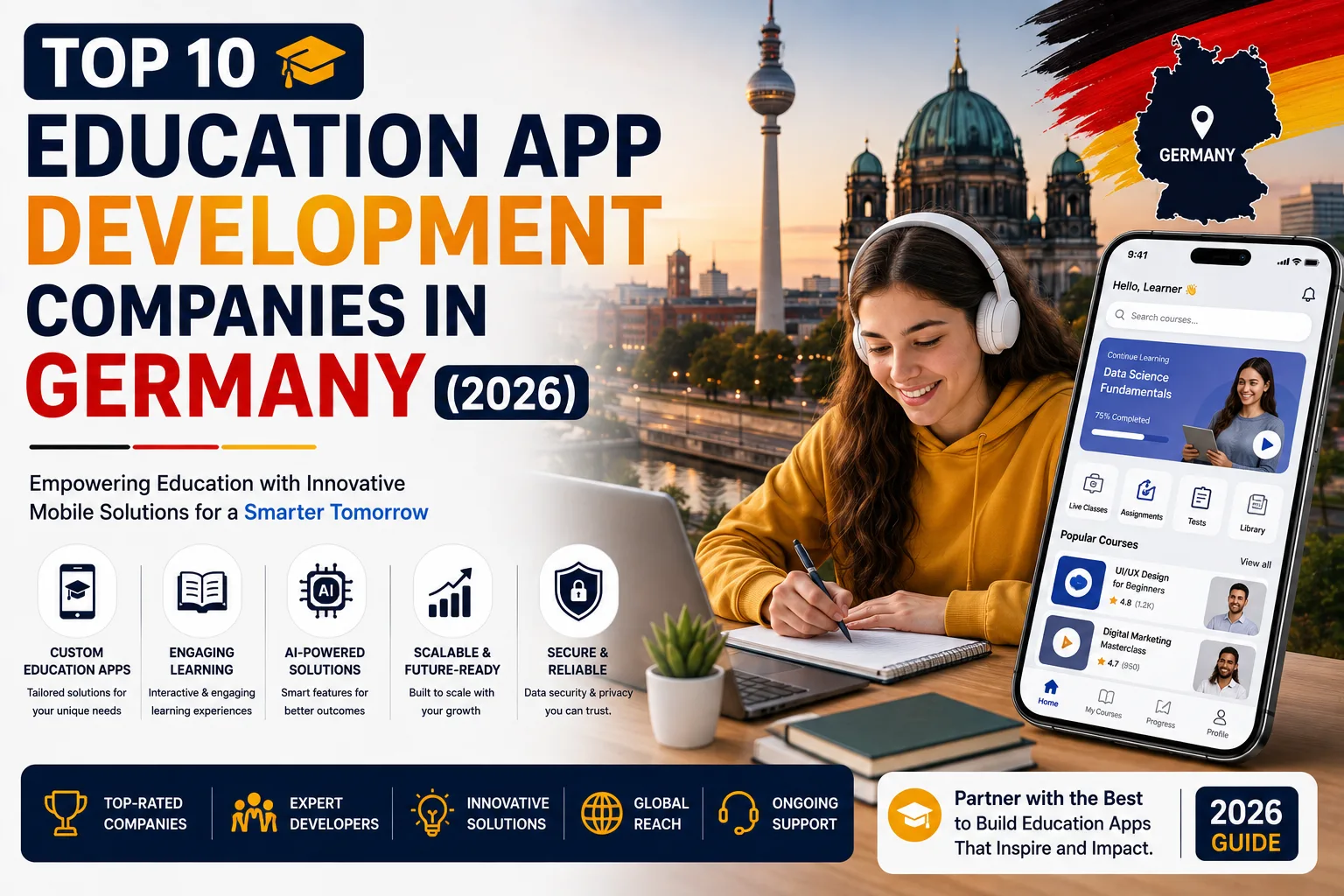 Top 10 Education App Development Companies in Germany (2026)