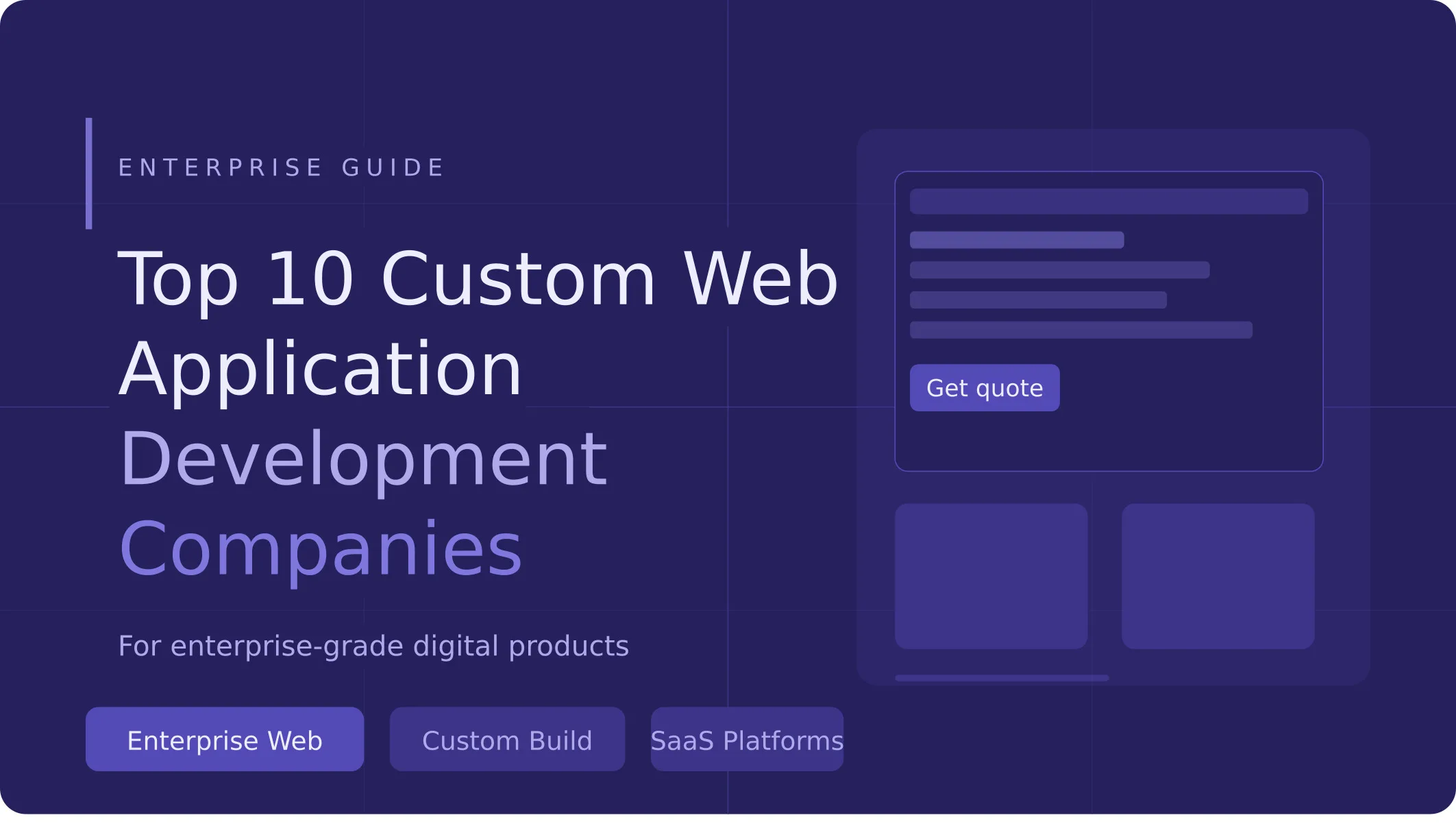 Top 10 Custom Web Application Development Companies for Enterprises