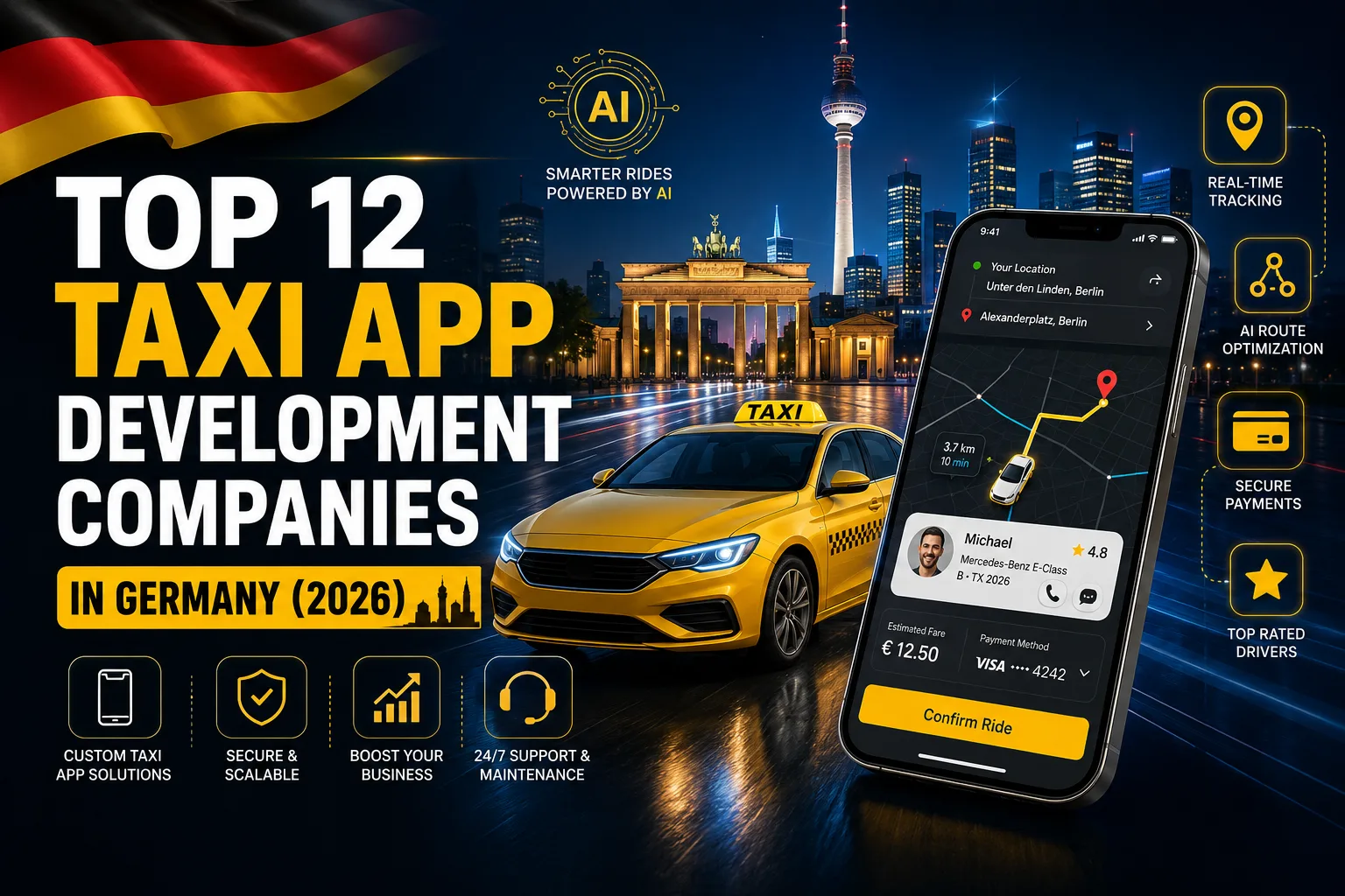 Top 12 taxi app development company Companies in Germany (2026)