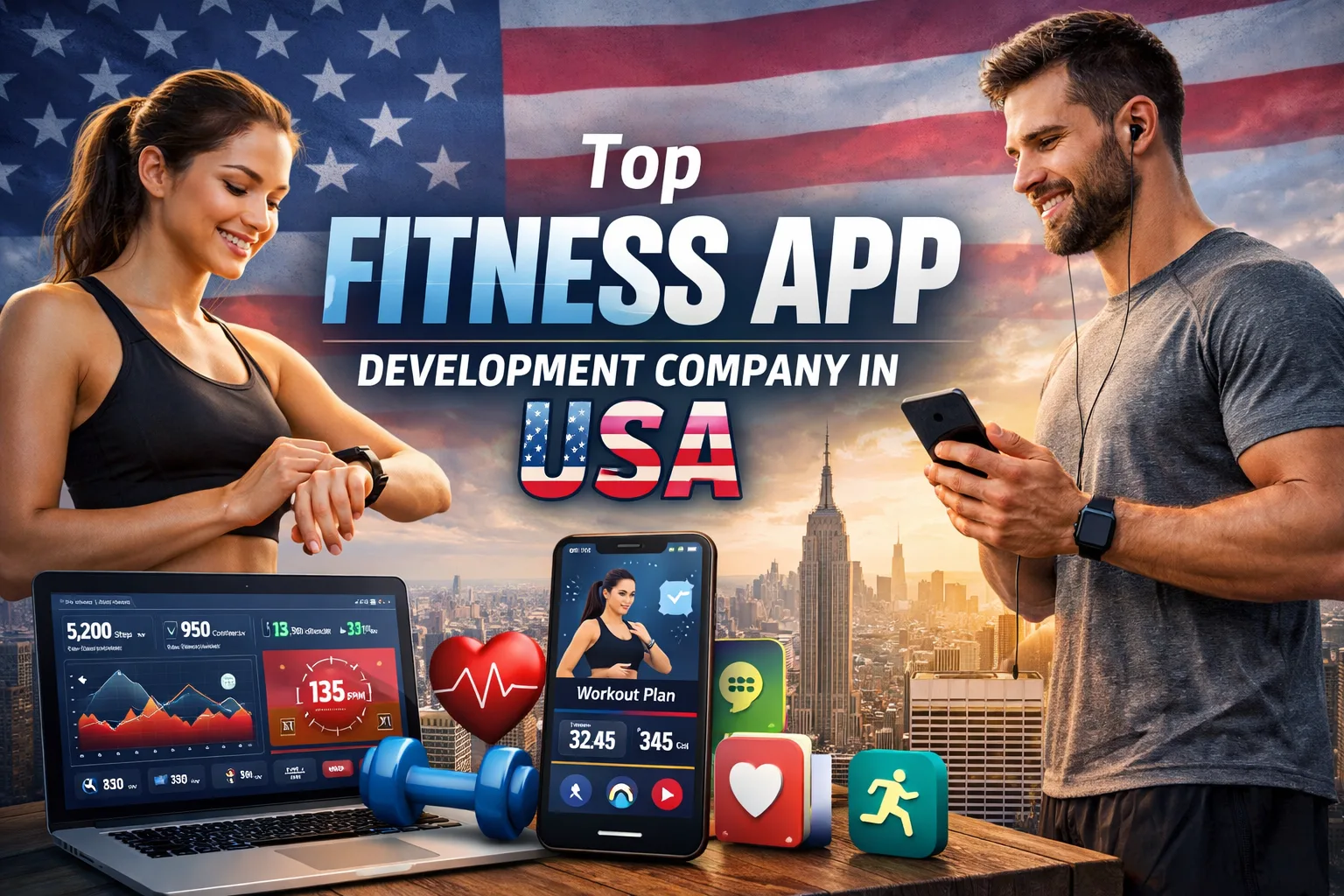 What Is the Top Fitness App Development Company in USA?