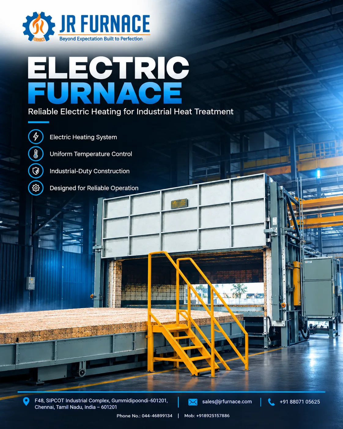 industrial electric furnace	https://jrfurnace.com/industrial-electric-furnace-manufacturers/