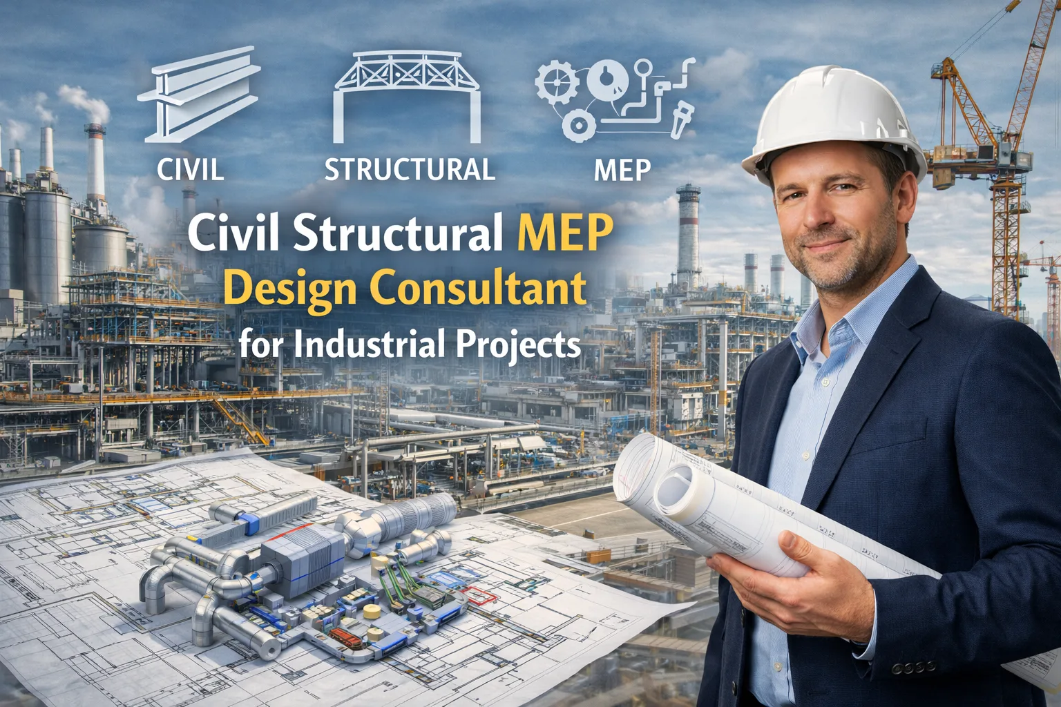 Civil Structural MEP Design Consultant for Industrial Projects: Step-by-Step Guide