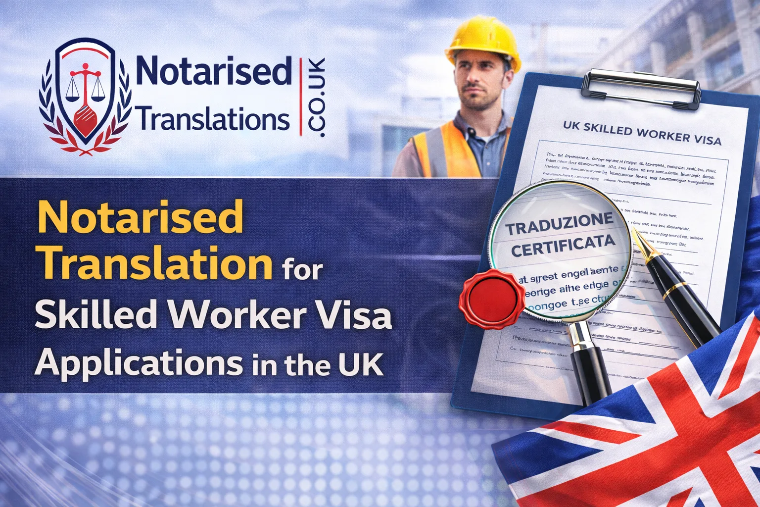 Notarised Translation for Skilled Worker Visa Applications in the UK
