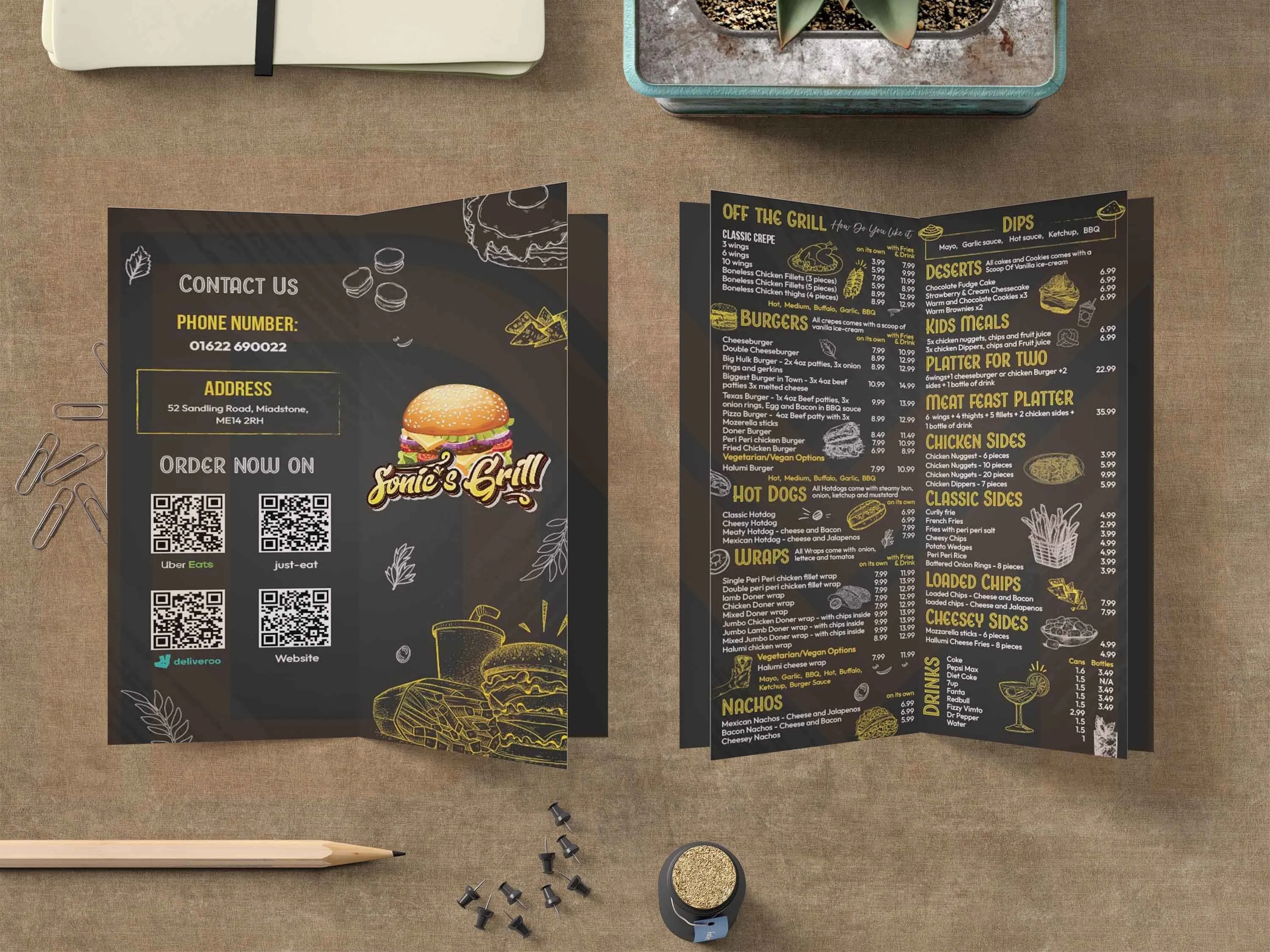 Food Menu Graphic Design Strategies to Make Your Restaurant Stand Out