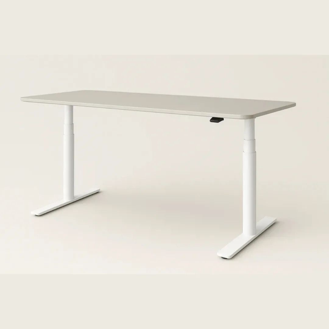 Højdejusterbart Skrivebord – En Moderne Løsning Til Arbejdspladsen