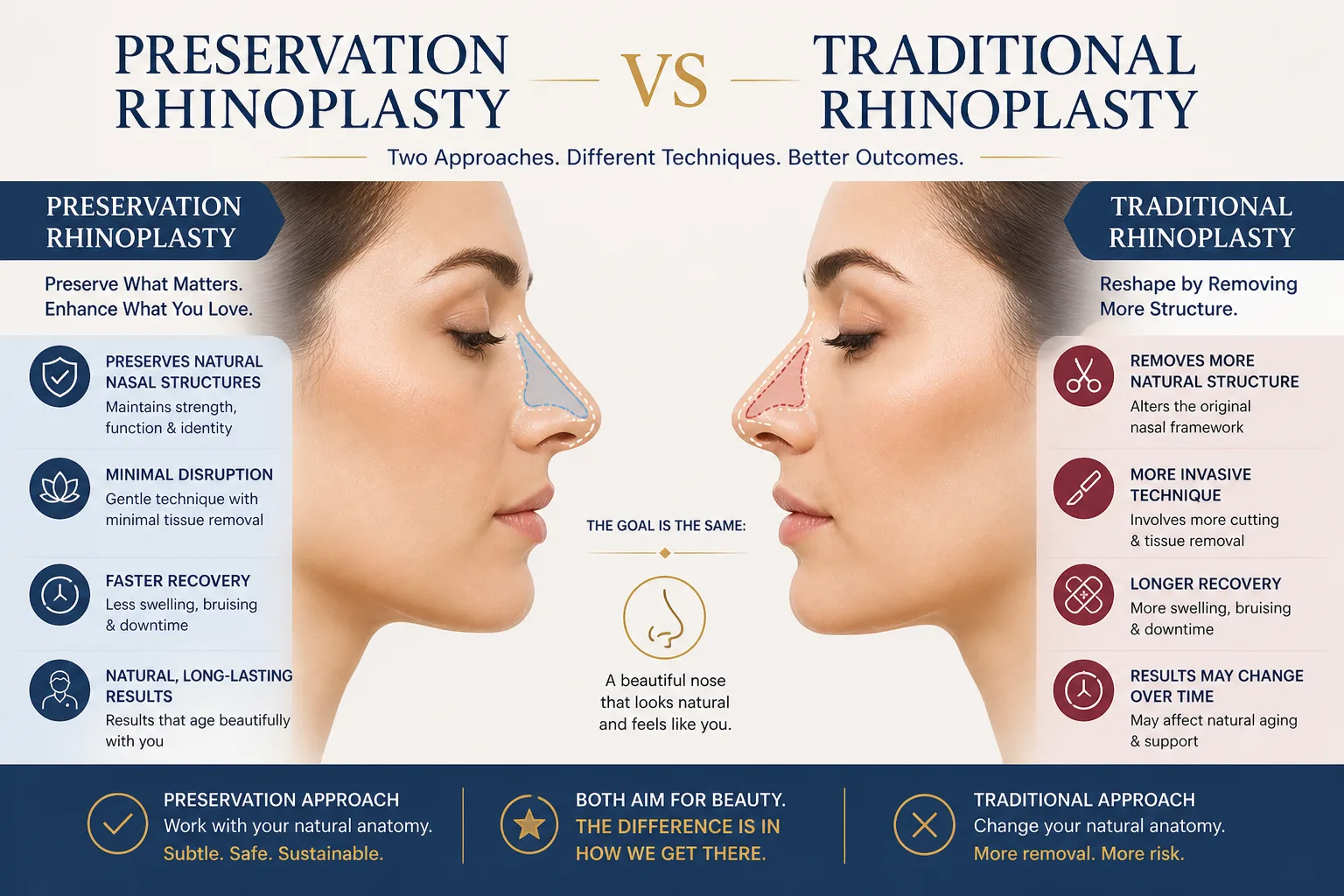 What is Preservation Rhinoplasty? The Future of Natural-Looking Noses