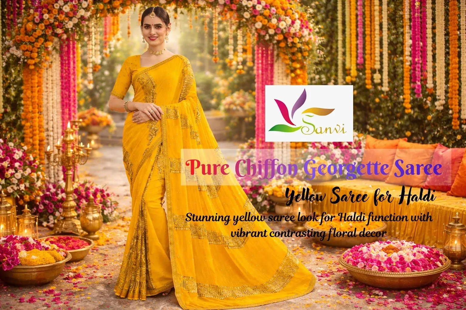 Sparkle in Comfort: The Yellow Diwani Edition for Wedding Season