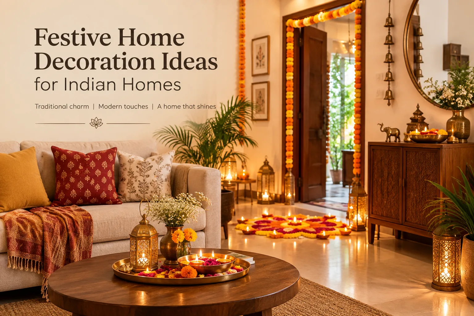 Festive Home Decoration Ideas for Indian Homes