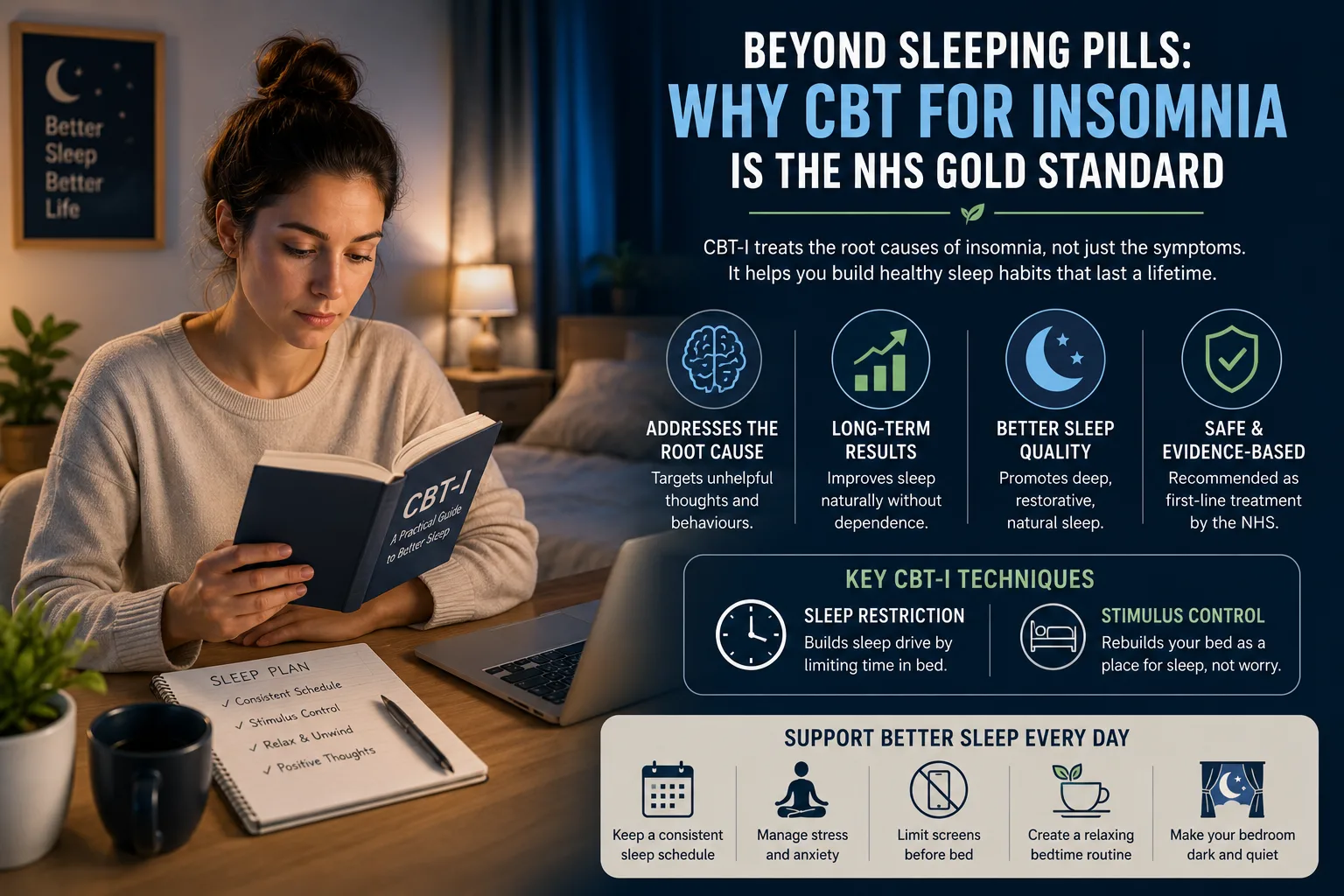 Beyond Sleeping Pills: Why CBT for Insomnia and Sleep and Hormones Matter