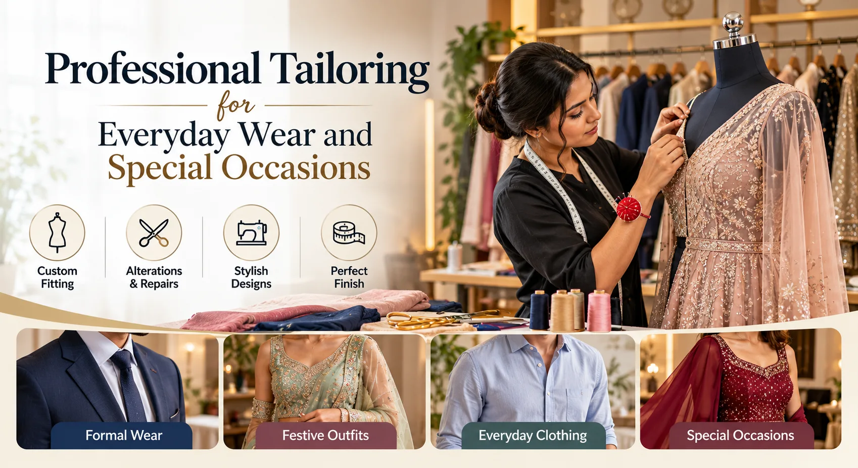 Professional Tailoring for Everyday Wear and Special Occasions