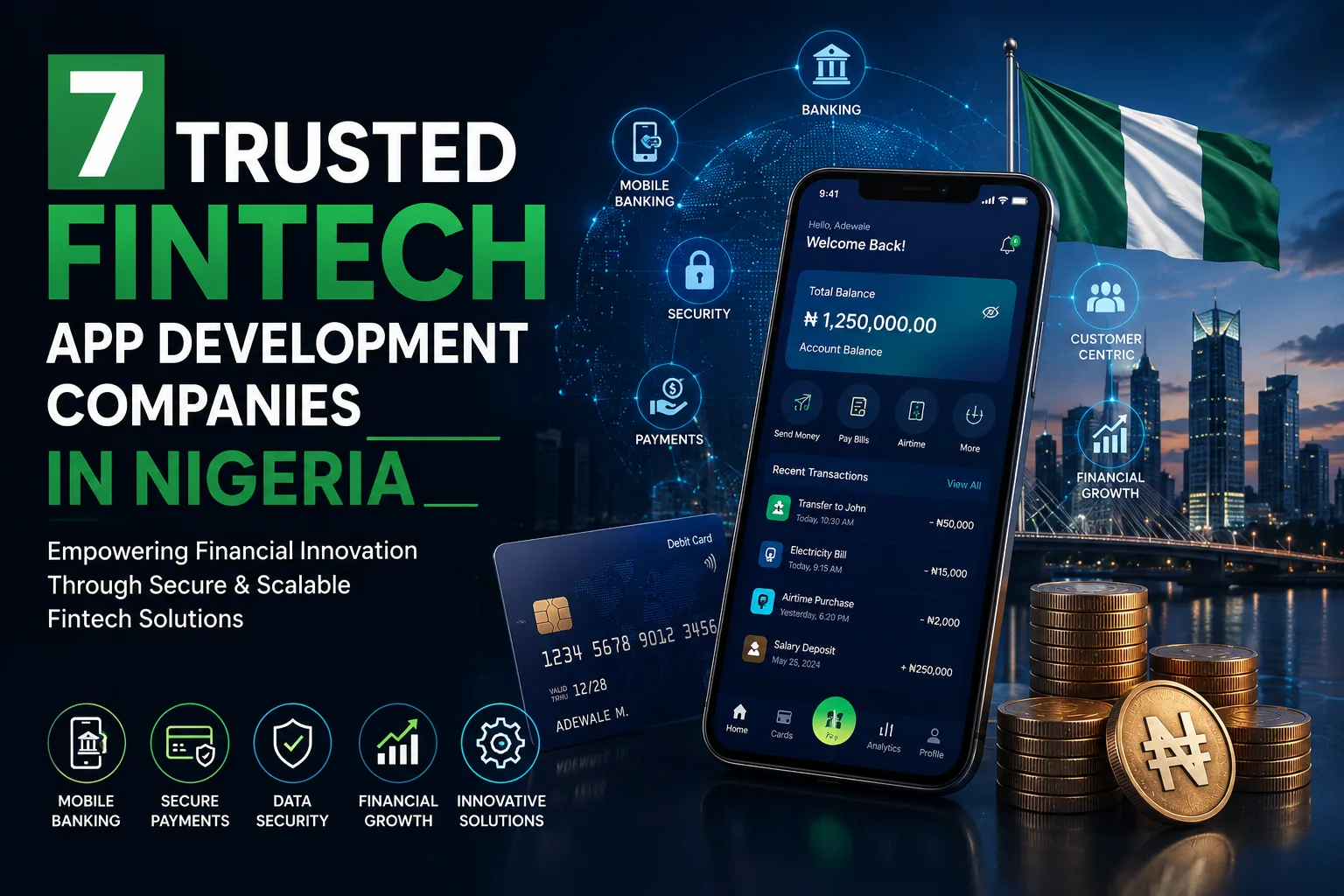 7 Trusted Fintech App Development Companies in Nigeria for Your Next Project