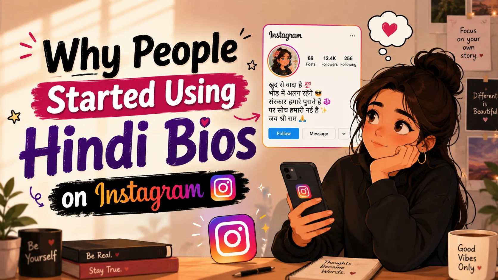 Why People Started Using Hindi Bios on Instagram