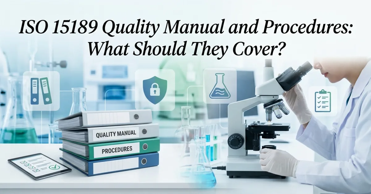 ISO 15189 Quality Manual and Procedures: What Should They Cover?