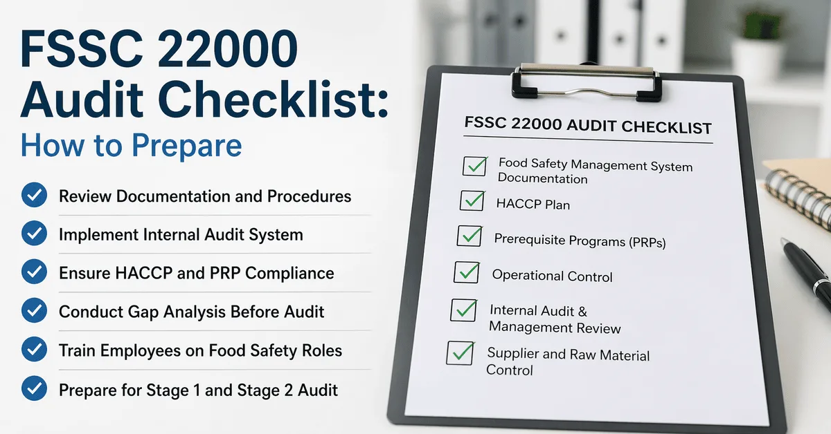 FSSC 22000 Audit Checklist: How to Prepare