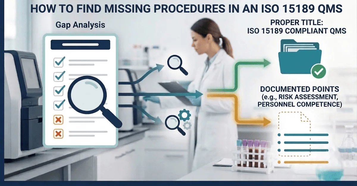 How to Find Missing Procedures in an ISO 15189 QMS
