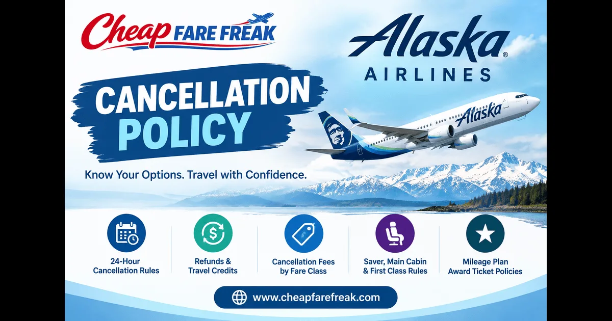 Alaska Airlines Cancellation Policy 2026 - The Complete Guide to Refunds Fees and Everything Passengers Must Know Before Cancelling an Alaska Airlines Flight