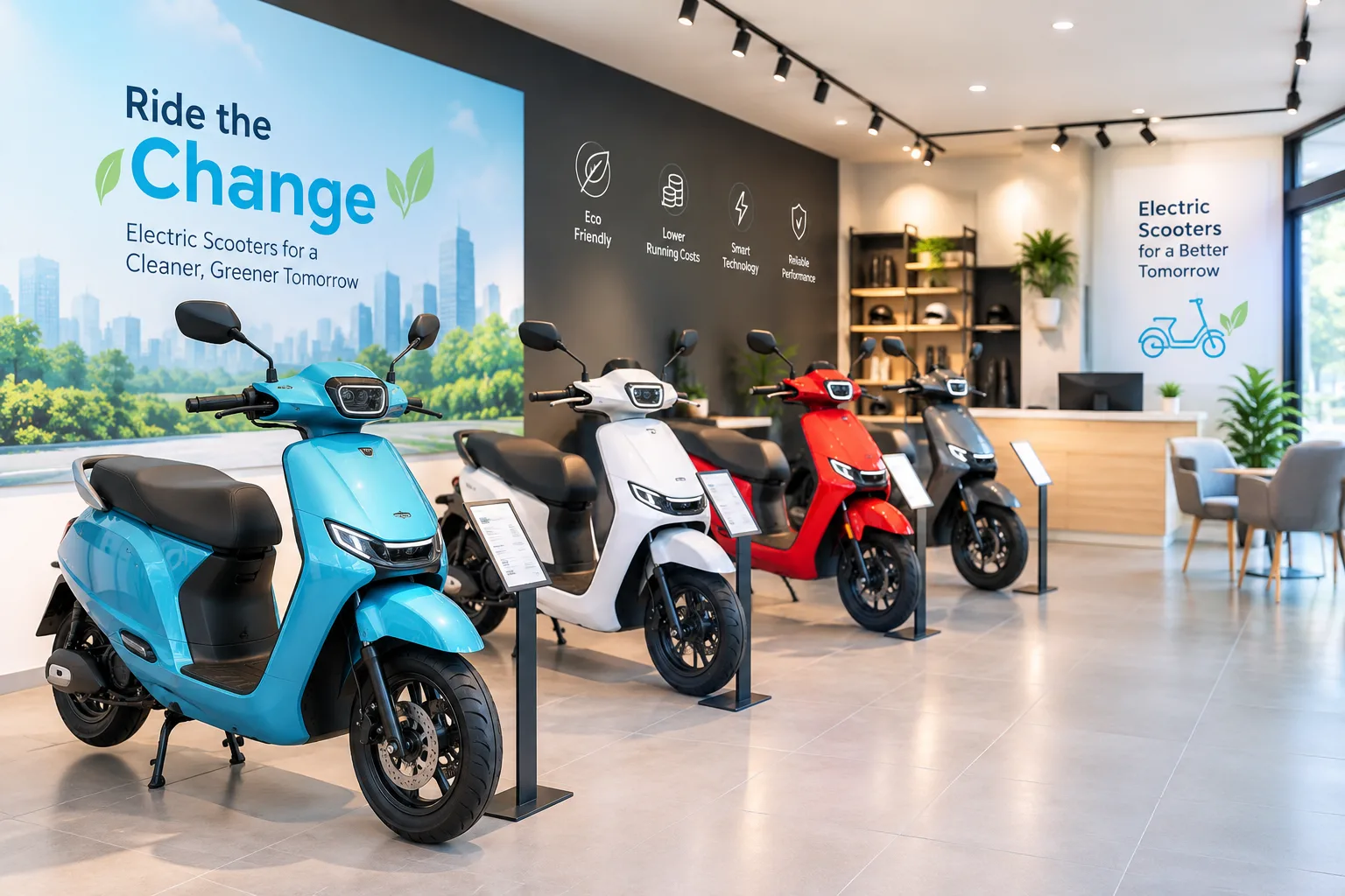 How an Electric Scooter Showroom Can Attract More Customers