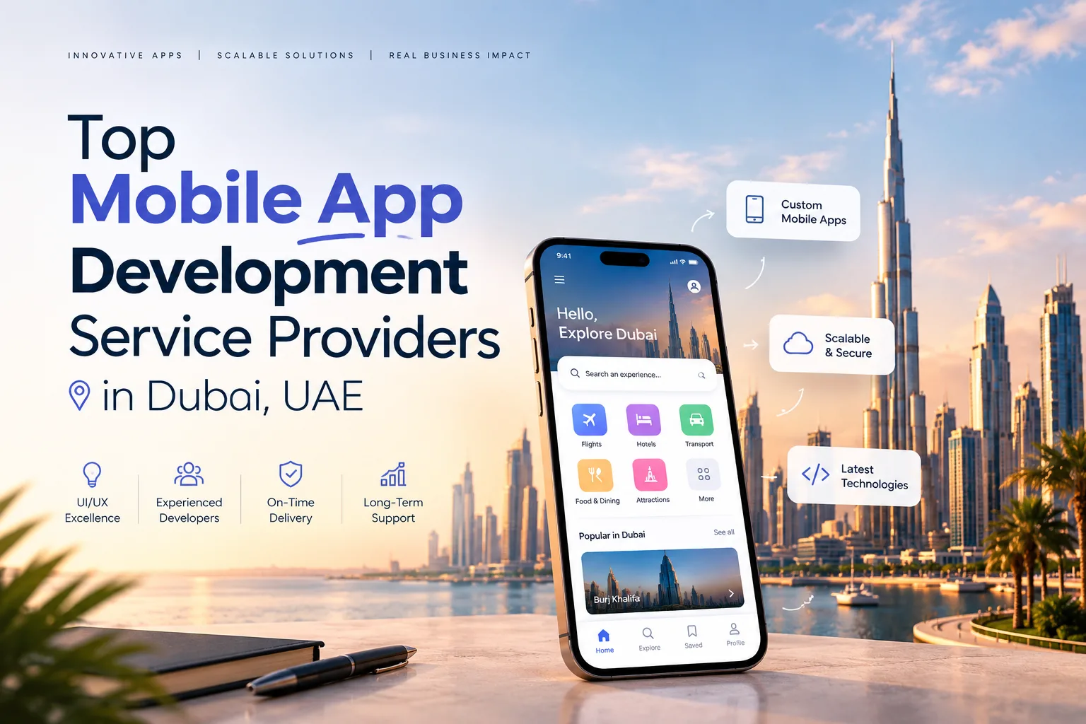 Top 12+ Mobile App Development Service Providers in Dubai, UAE