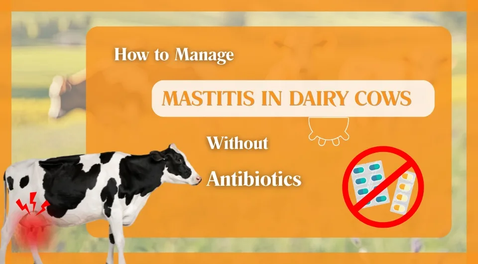 How to Manage Mastitis in Dairy Cows Without Antibiotics