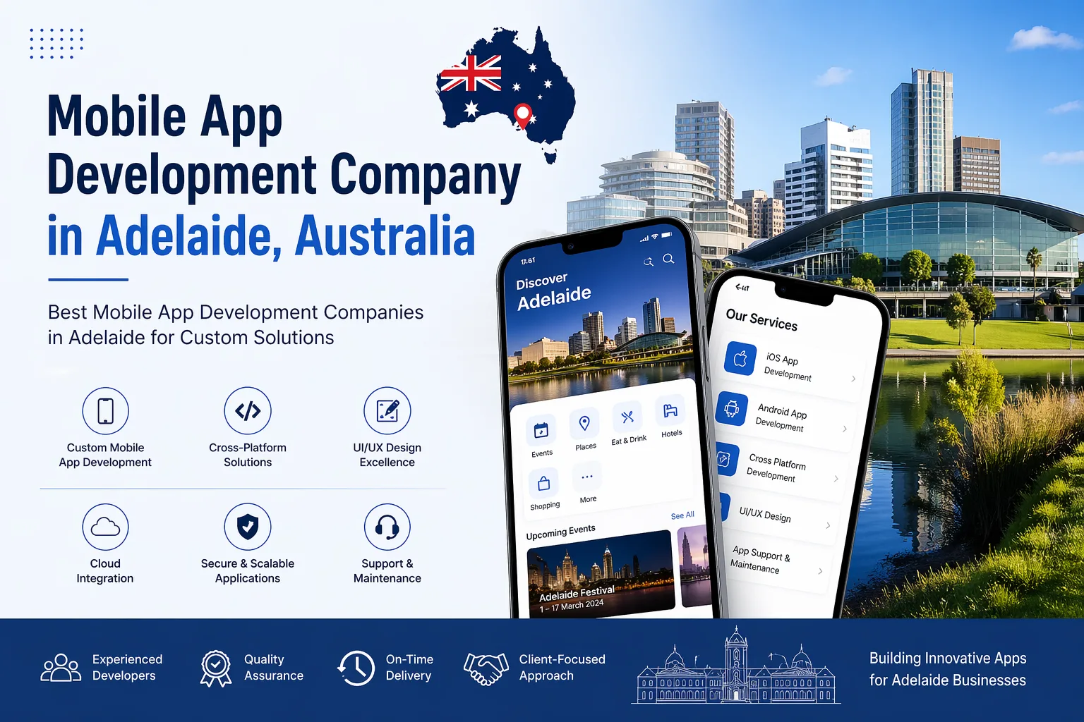 Mobile App Development Company in Adelaide, Australia , Best Mobile App Development Companies in Adelaide for Custom Solutions