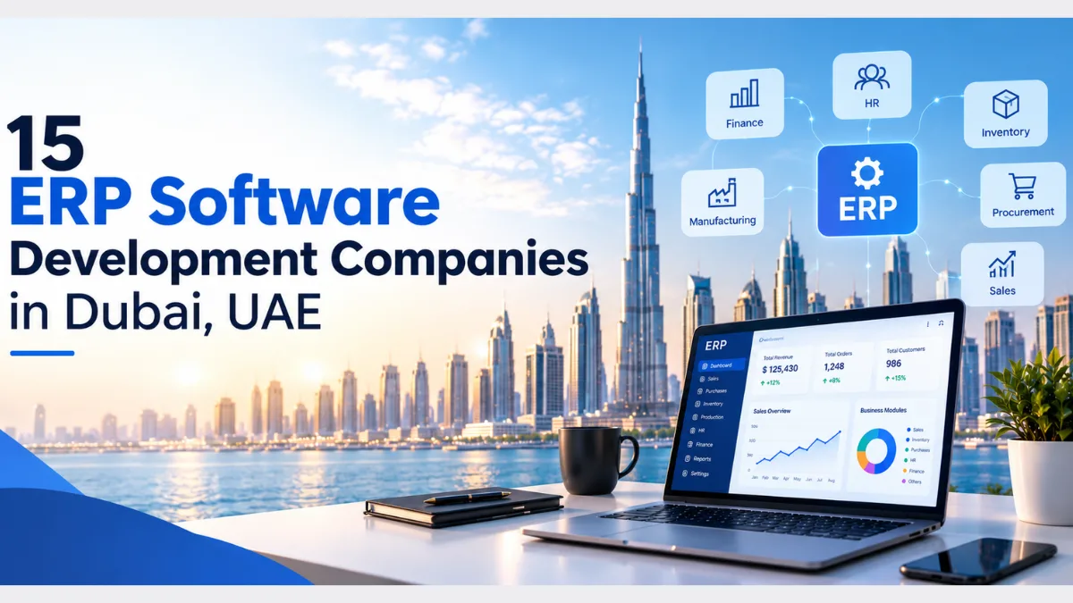 15 ERP Software Development Companies in Dubai, UAE and in the Middle East for Business Automation