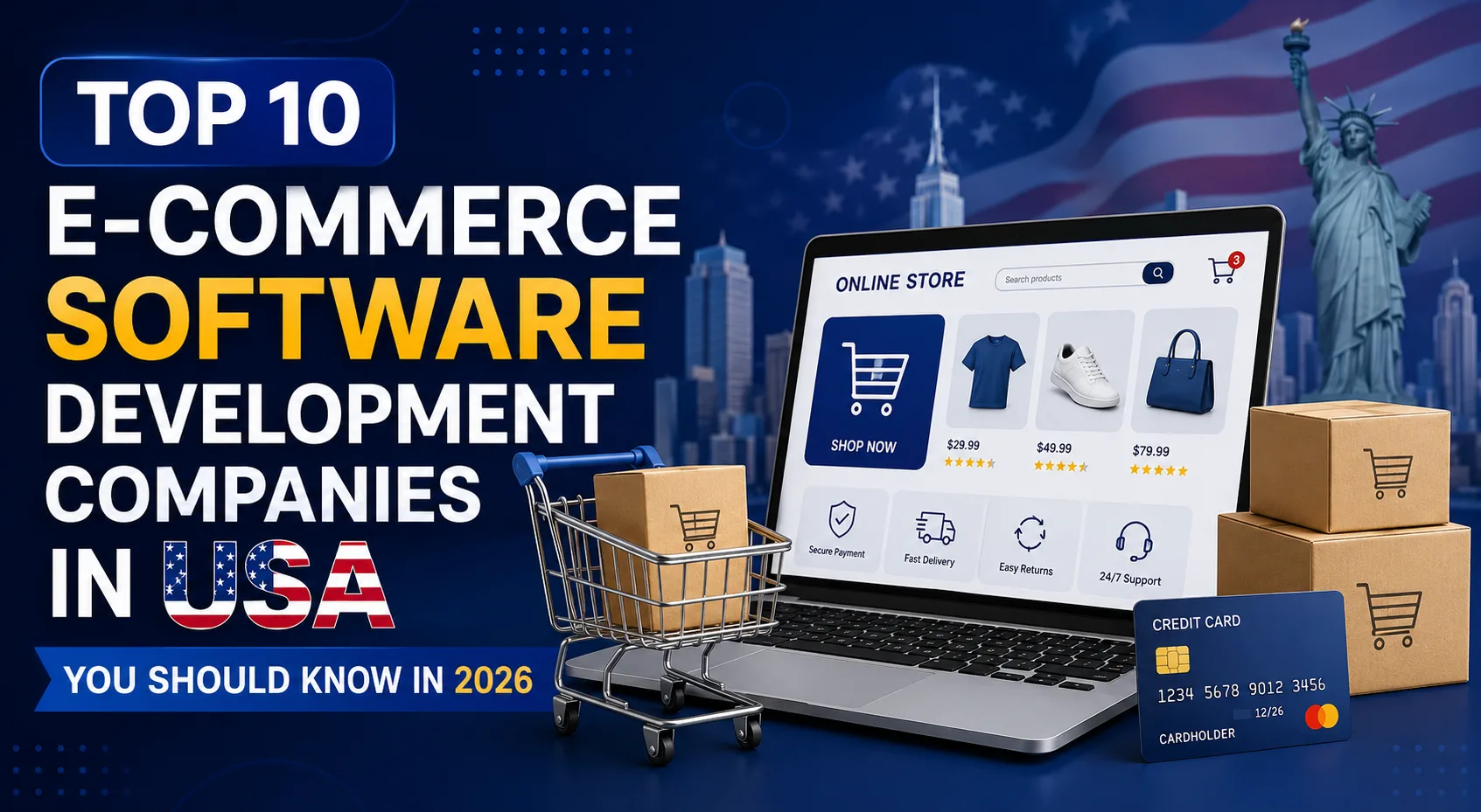 Top 10 E-commerce Software Development Companies in USA You Should Know in 2026