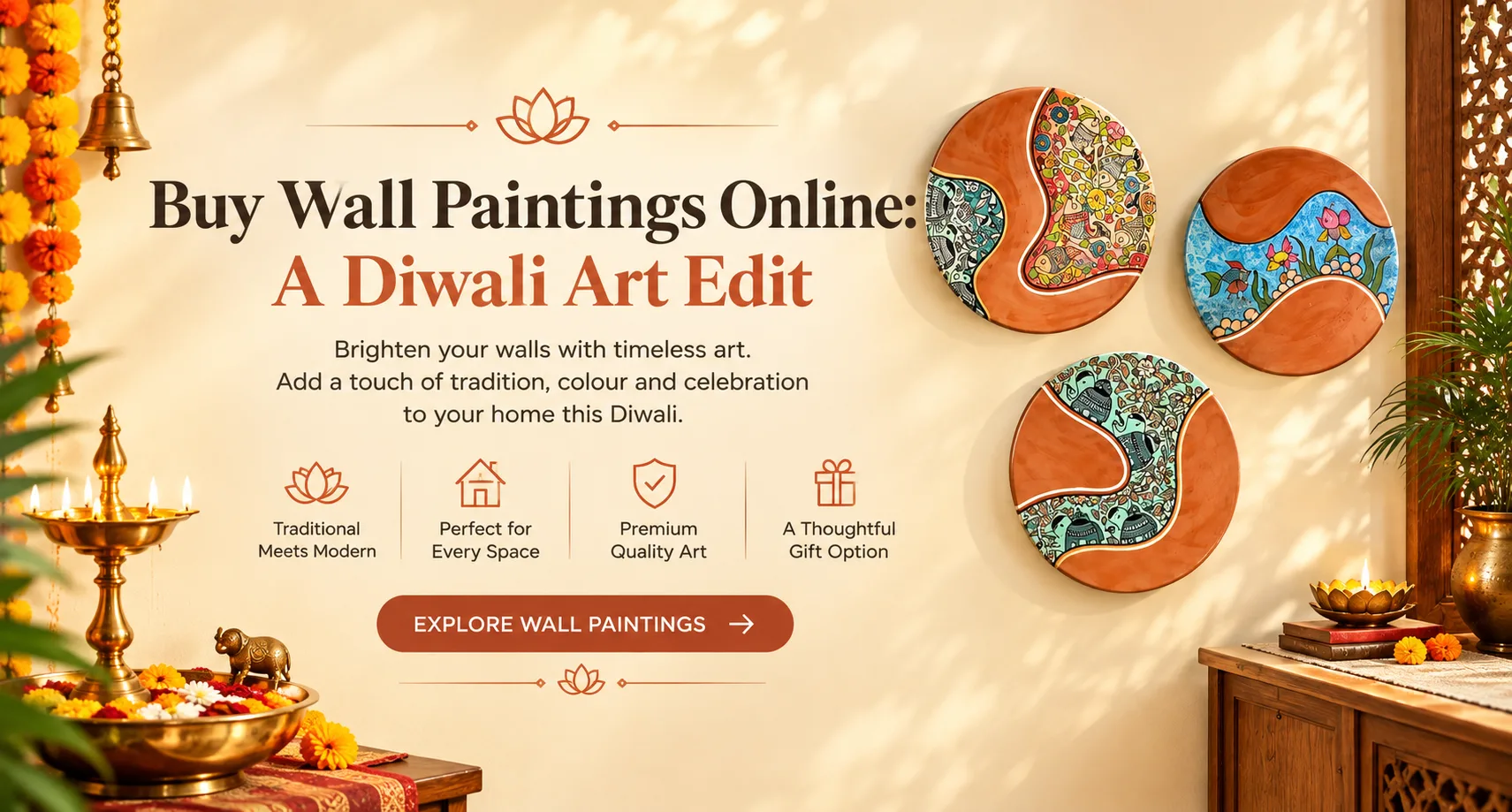 Buy Wall Paintings Online: A Diwali Art Edit