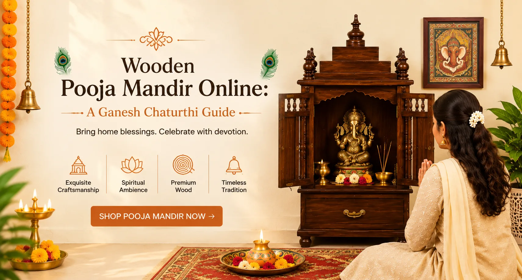 Wooden Pooja Mandir Online: A Ganesh Chaturthi Guide