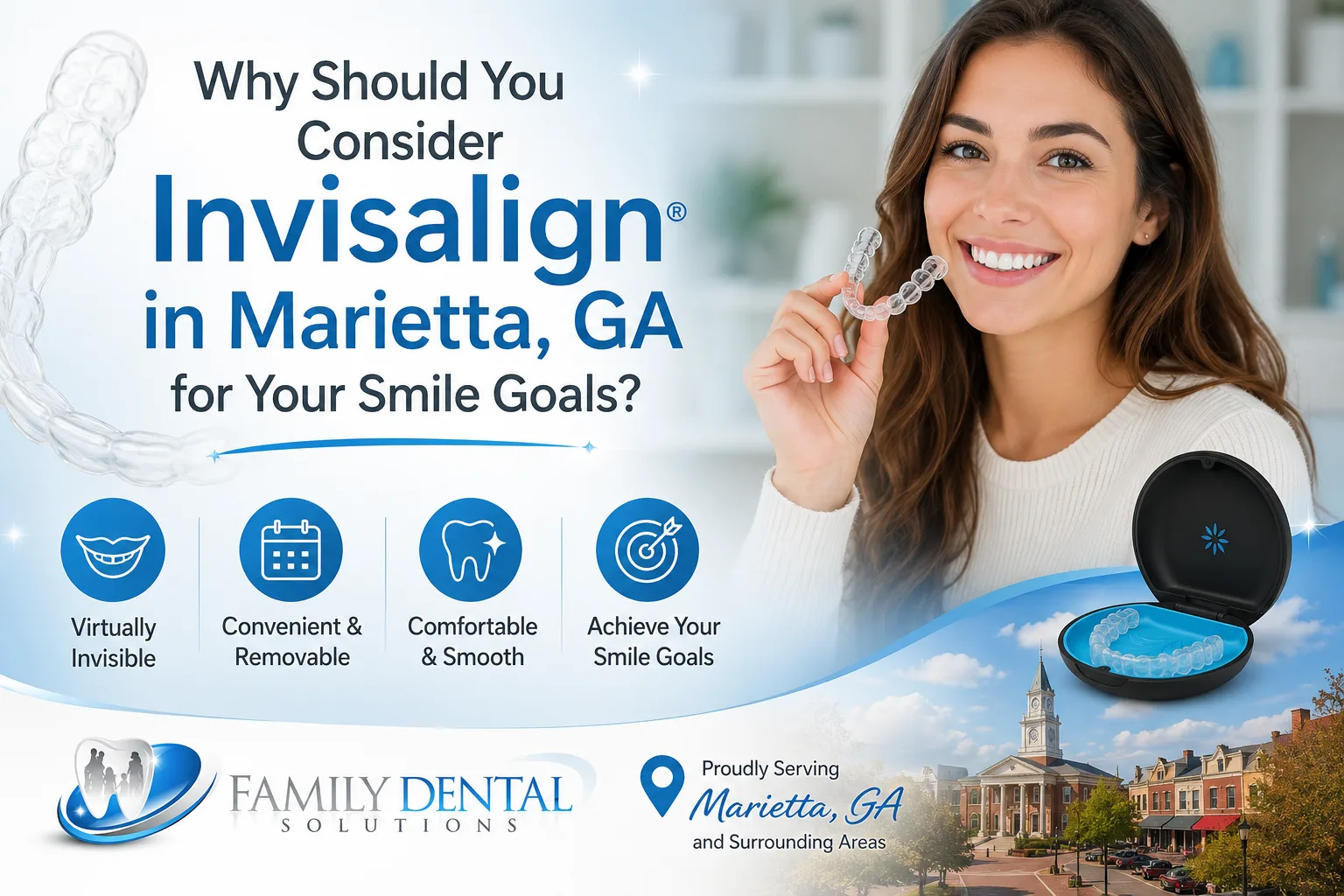 Best Invisalign in Marietta - GA | Best Dentist in Cobb County | Family Dental Solution