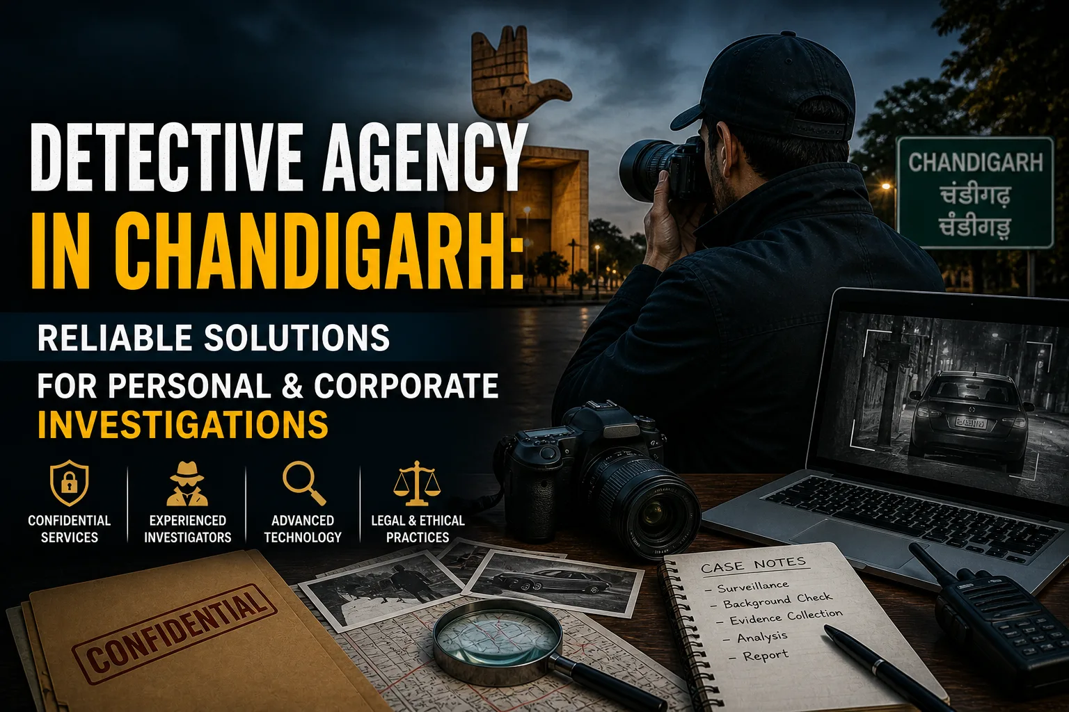 Detective Agency in Chandigarh: Reliable Solutions for Personal & Corporate Investigations