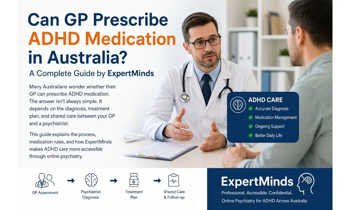 Can a GP Prescribe ADHD Medication in Australia? A Complete Guide by ExpertMinds