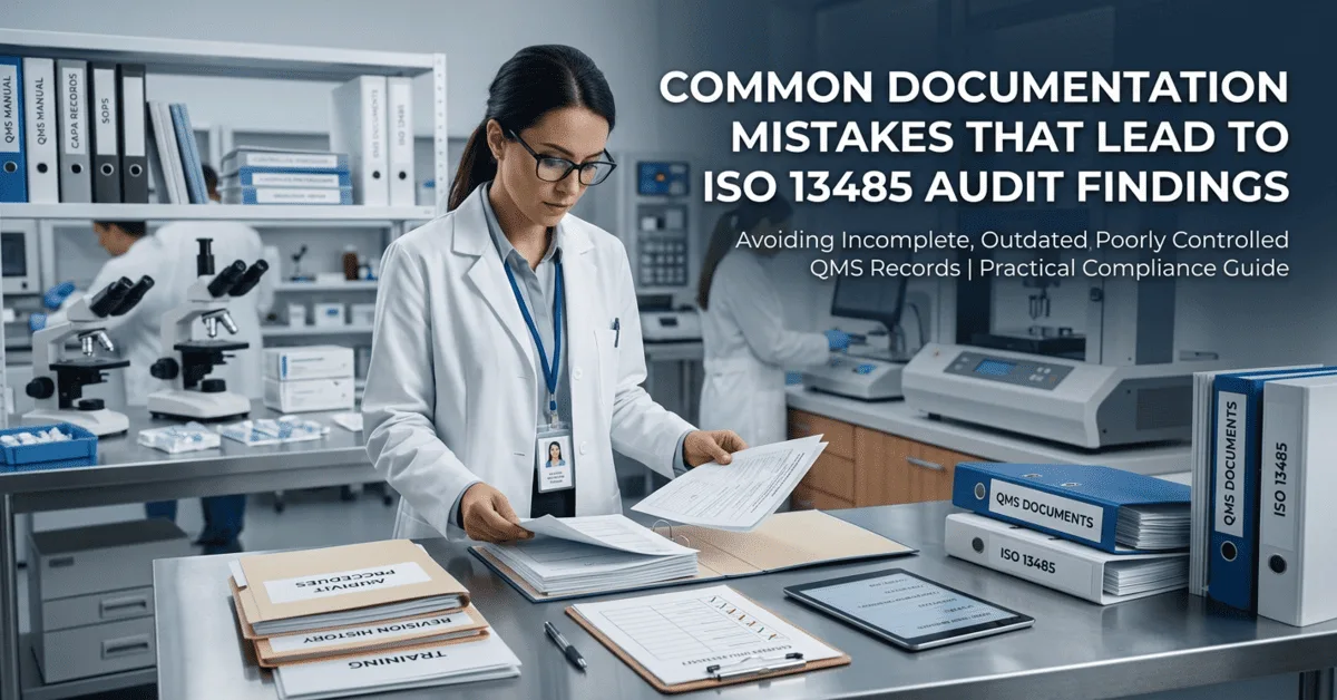 Common Documentation Mistakes That Lead to ISO 13485 Audit Findings