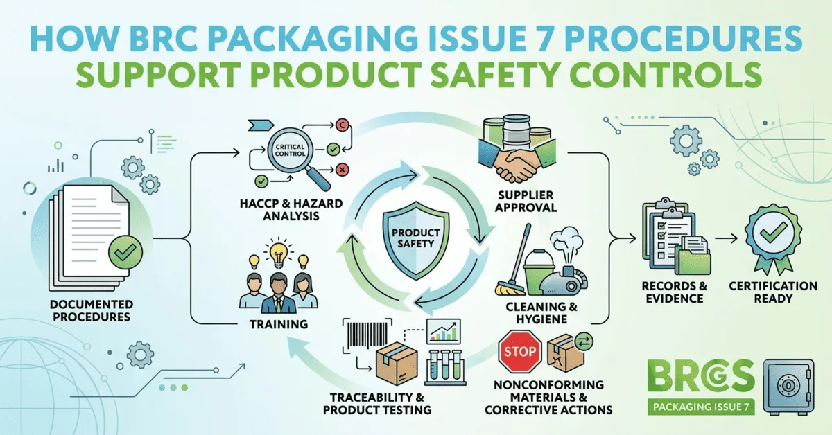 How BRC Packaging Issue 7 Procedures Support Product Safety Controls